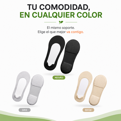 Calcetines Invisibles con Soporte y Alivio
